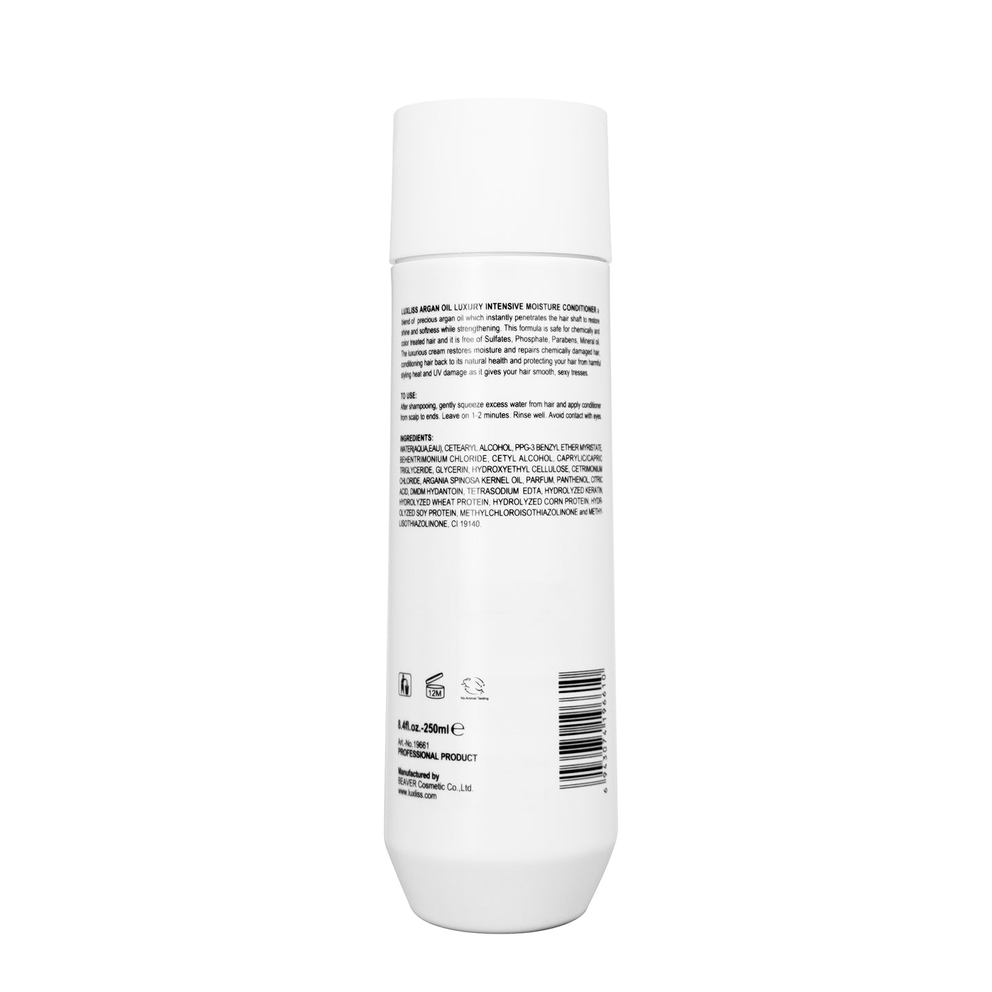 Luxliss Argan Oil Luxury Intensive Moisture Conditioner 250ml