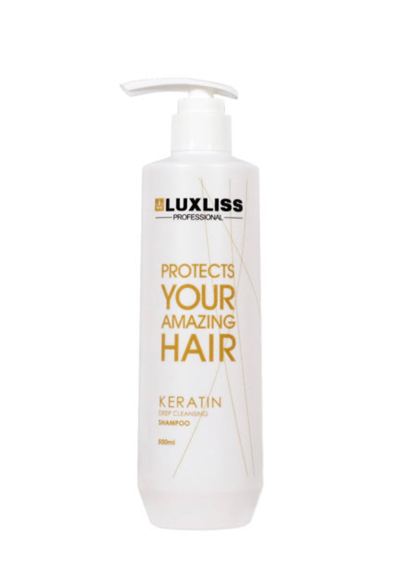 Luxliss Professional Keratin Deep Cleansing Shampoo
