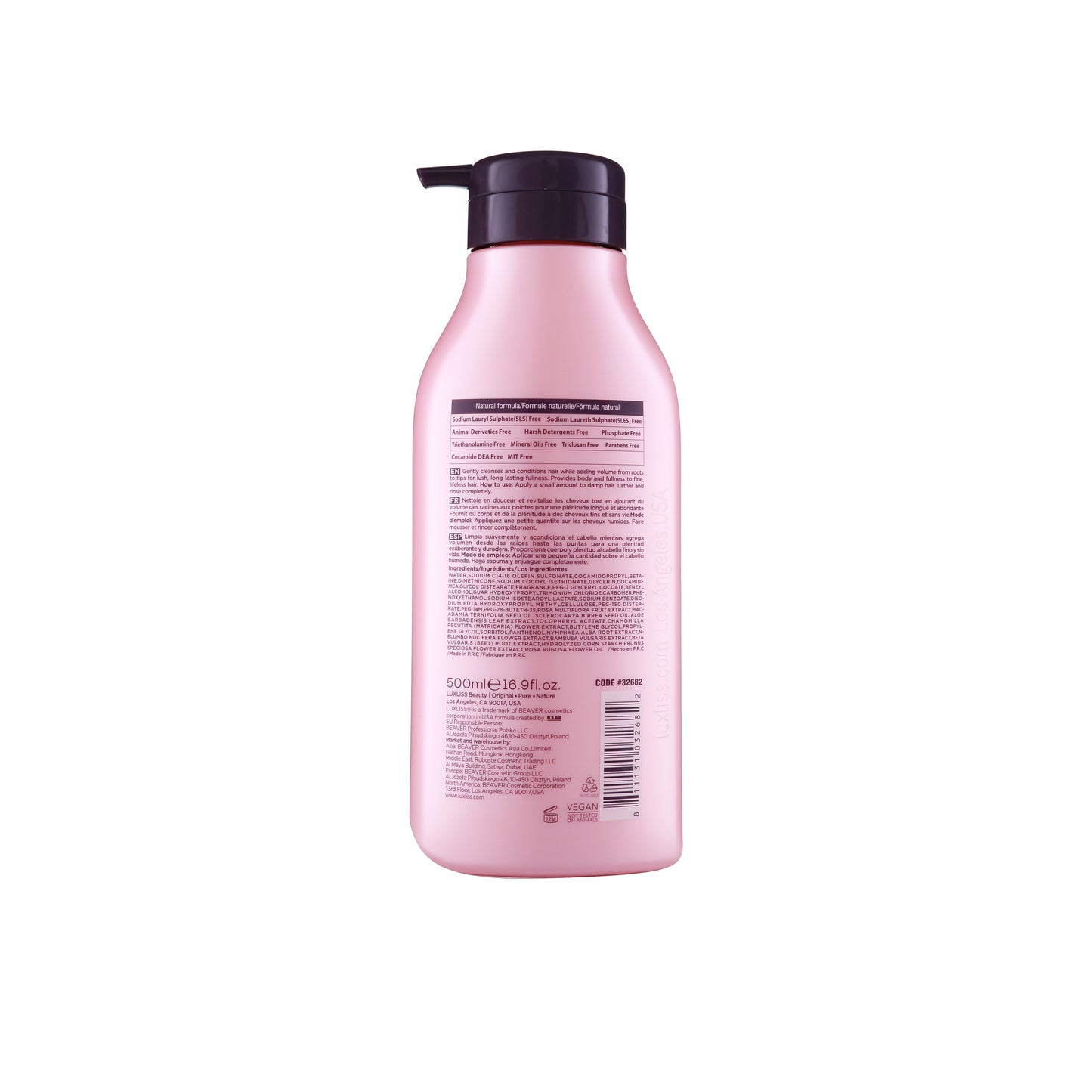 Luxliss Volumizing Hair Care Shampoo