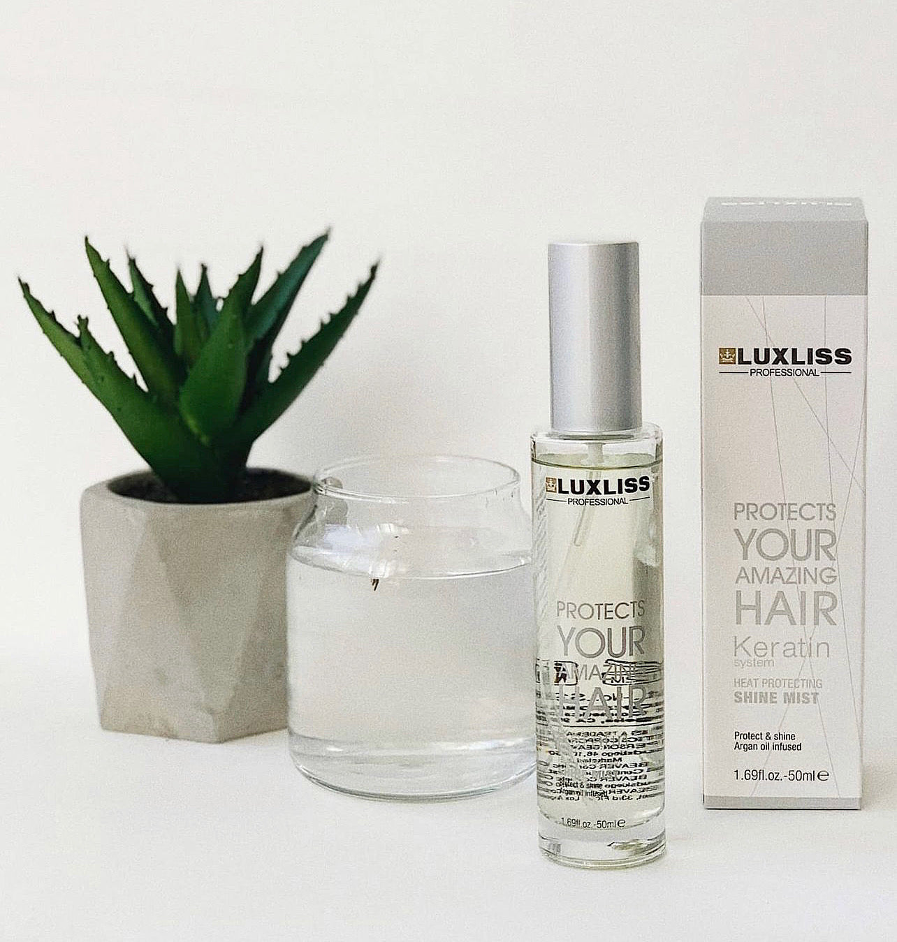 Luxliss Professional Keratin Heat Protecting Shine Mist