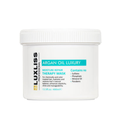 Argan Oil Luxury Moisture Therapy Mask Luxliss Professional 400ml