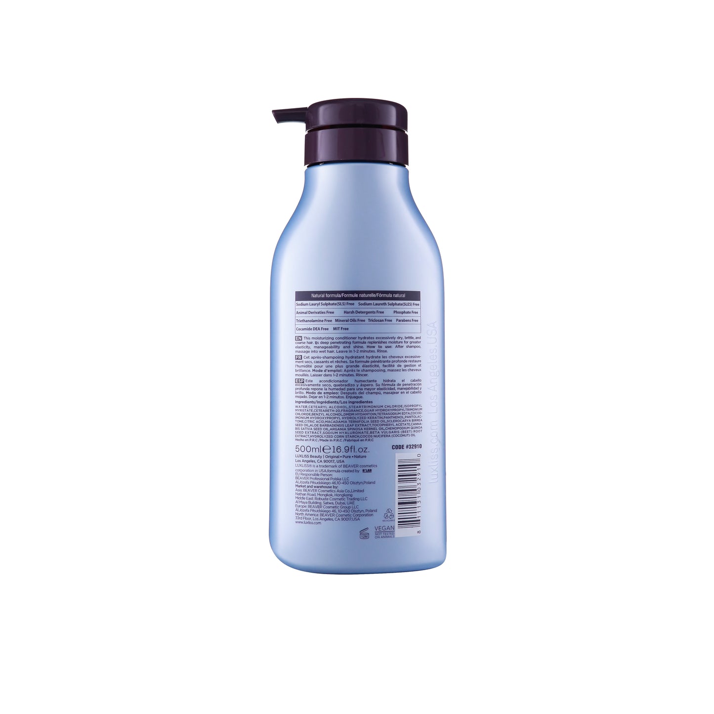 Luxliss Moisturizing Hair Care Shampoo