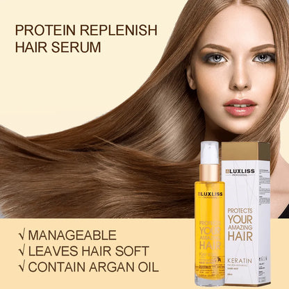 Luxliss Professional Keratin Protein Repairing Hair Serum 50ML