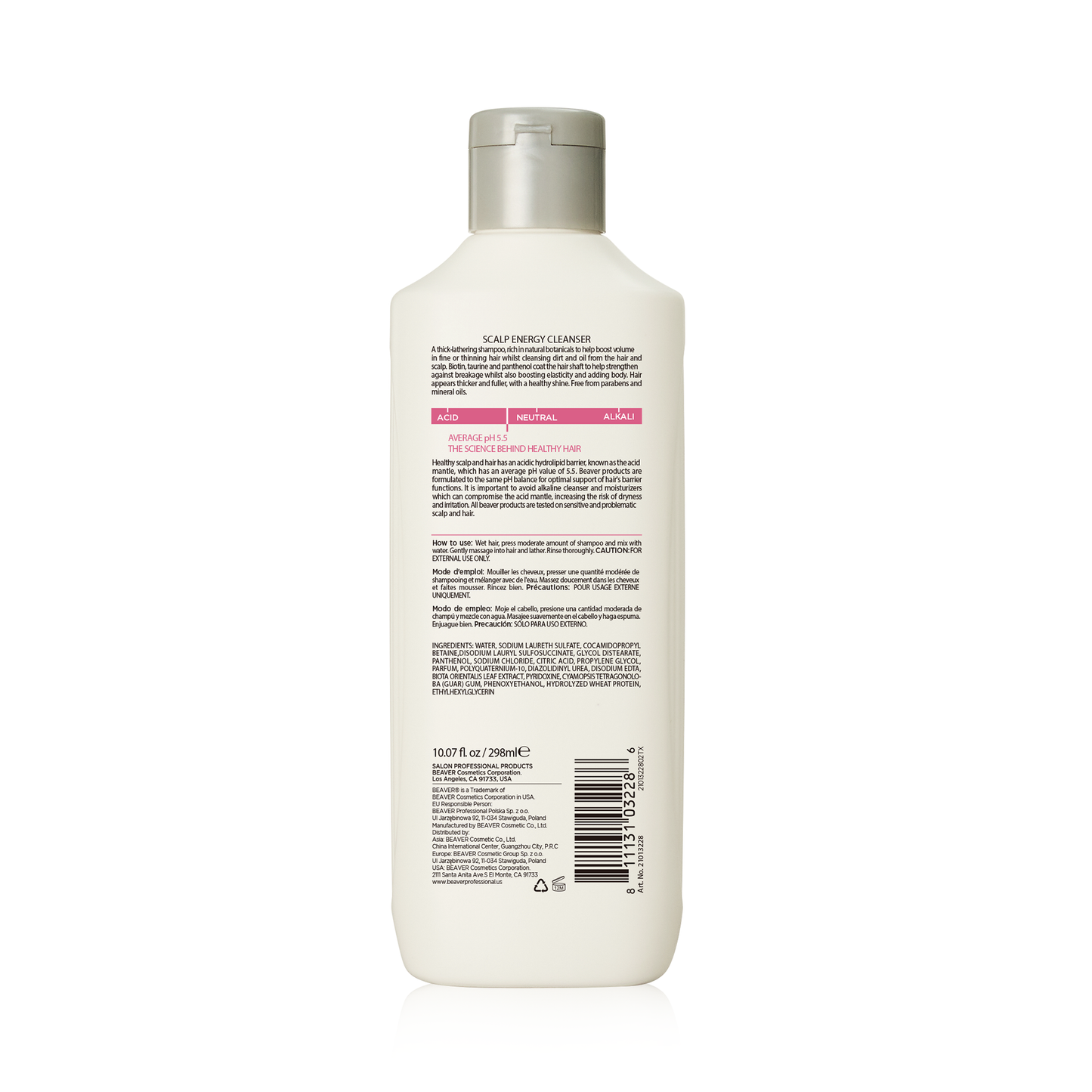 Beaver Professional Thickening Scalp Energy Cleanser 298ml