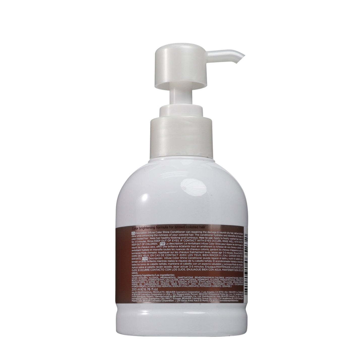Beaver Professional Brown Infuse Colour Shine Shampoo & Conditioner 200ml